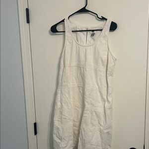 Old Navy White Sleeveless Dress
